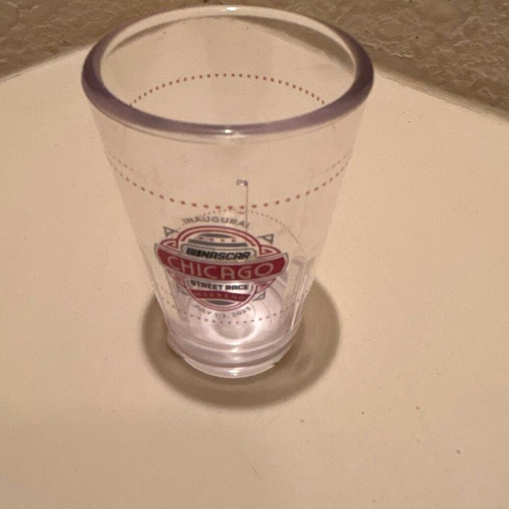 NASCAR Plastic Shot Glass Street Race Weekend 2023 Official Merch Bar Decor NWT - Picture 2 of 7